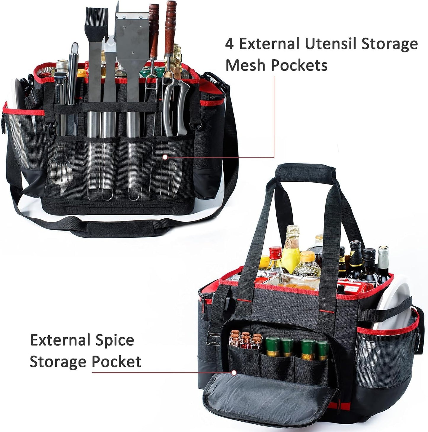 Organizador barbacoa base dura comp con bolsa utensilios Blackstone