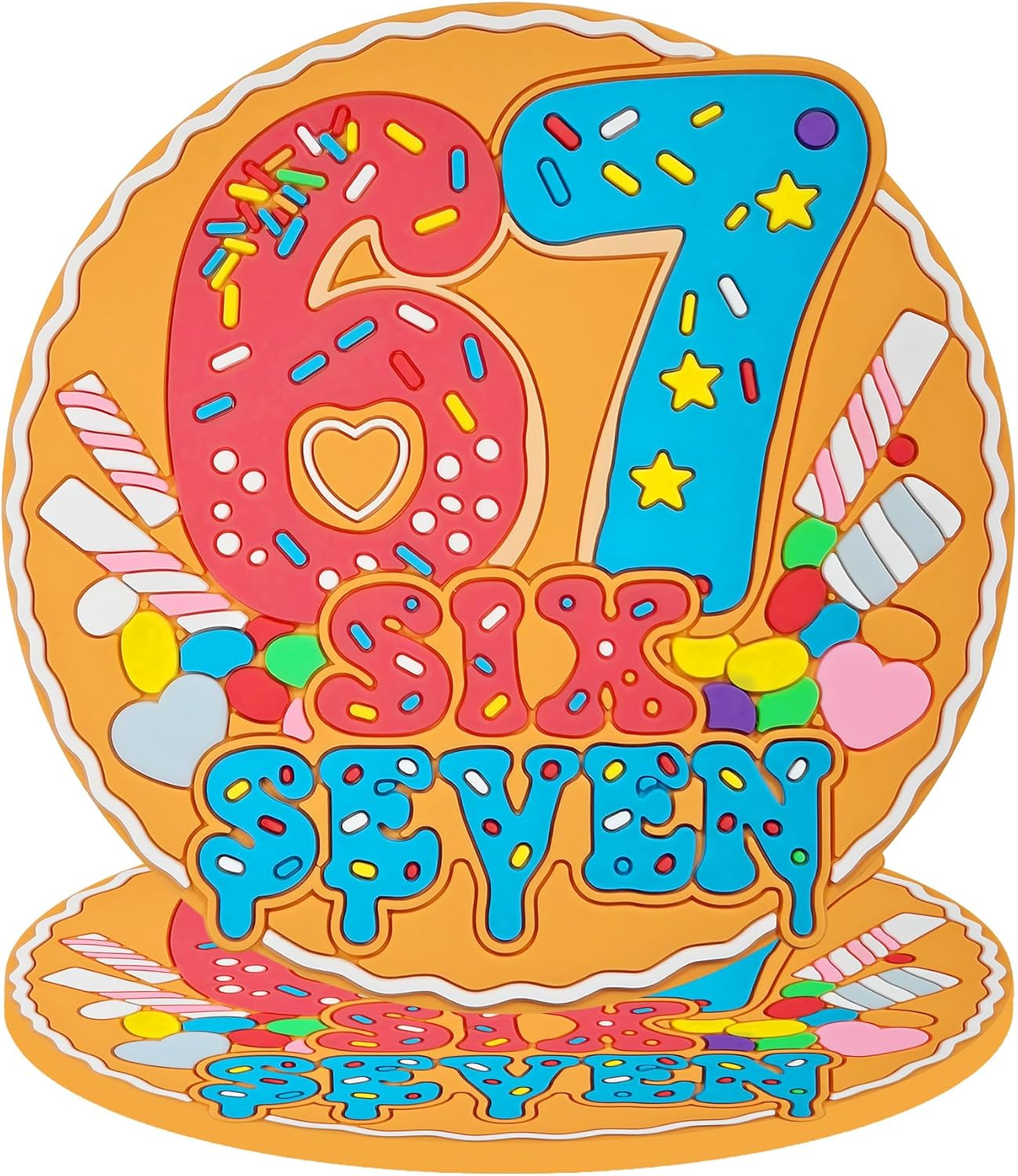 Posavasos meme Six Seven Internet para bares y fiestas