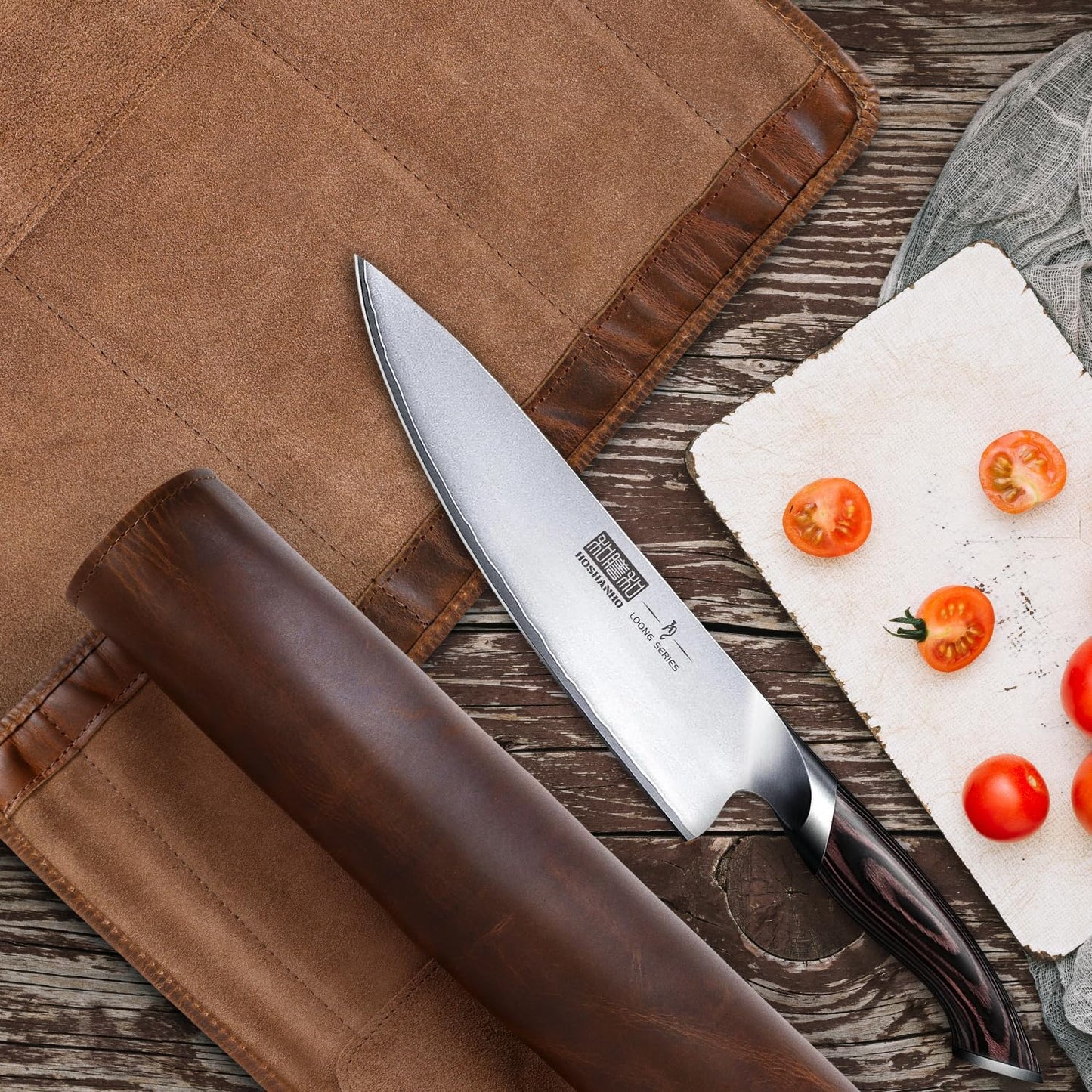 Bolsa portavelas para chef 4 compartimentos duradera