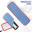 Almohadillas trapeador 18.5pulg pack 8 reutilizables