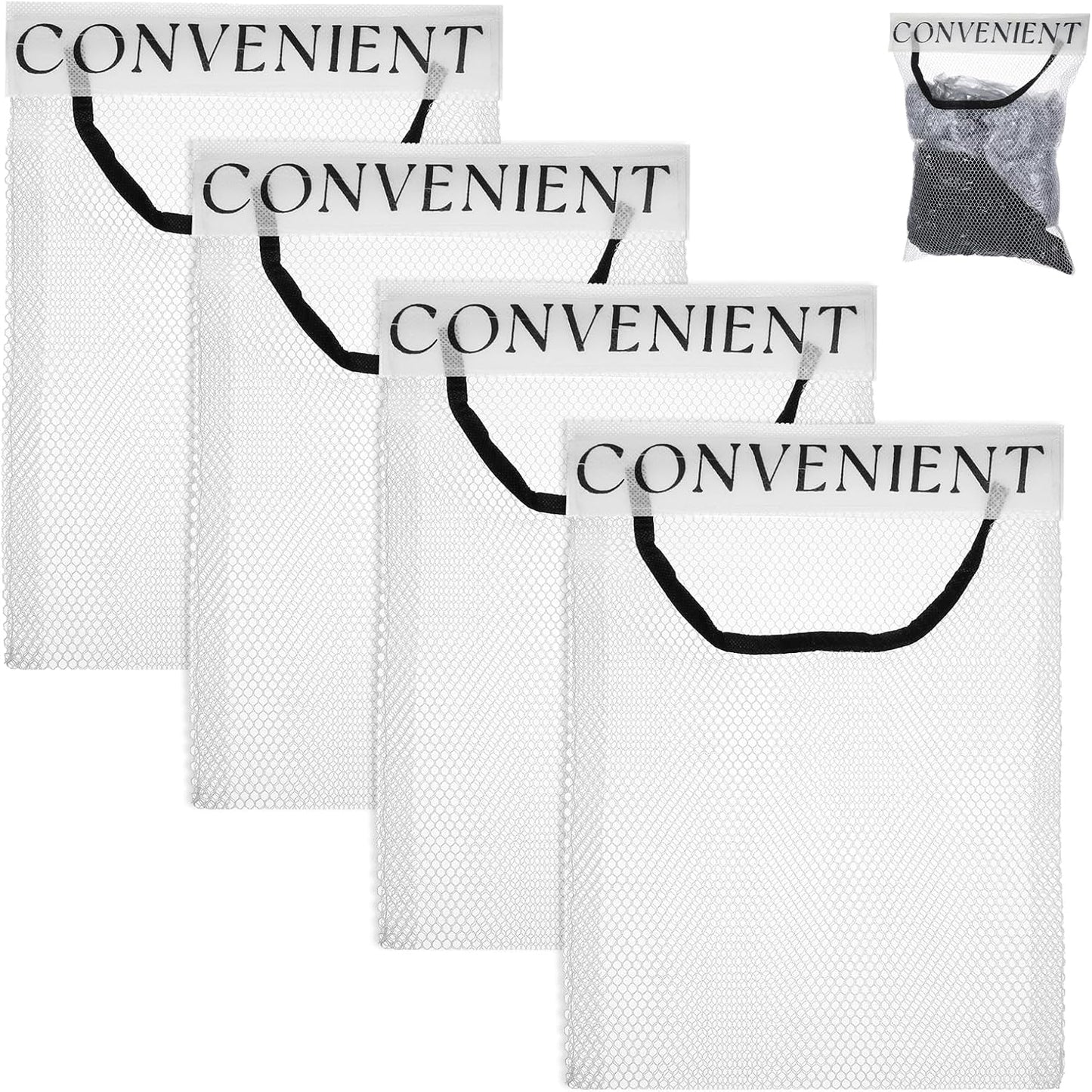 4 Soportes Malla para Bolsas Basura Adhesivos