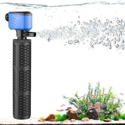Filtro sumergible acuario 100-300gal agua salada y dulce