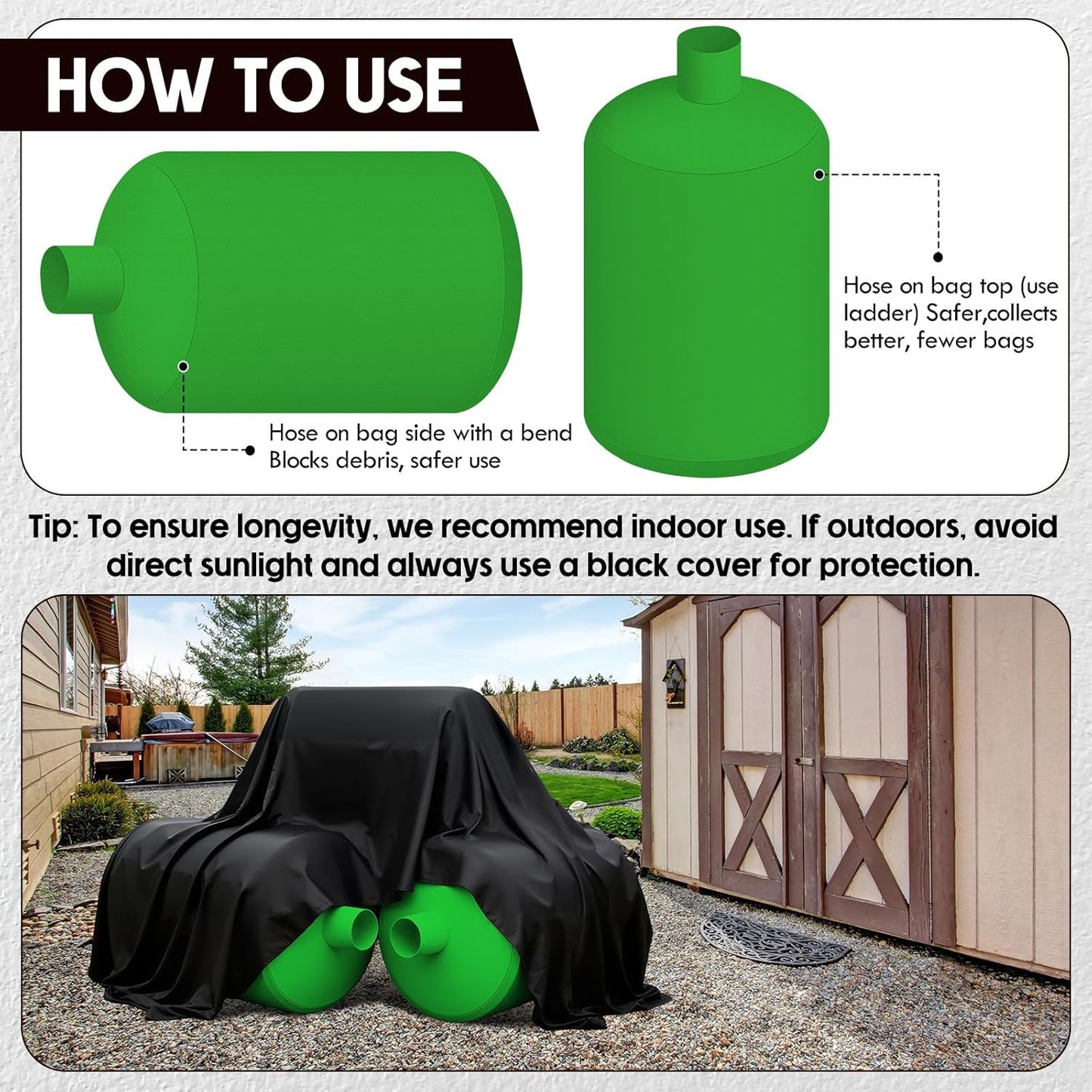 Bolsa vacío aislamiento granel 6x4ft resistente 75ft3