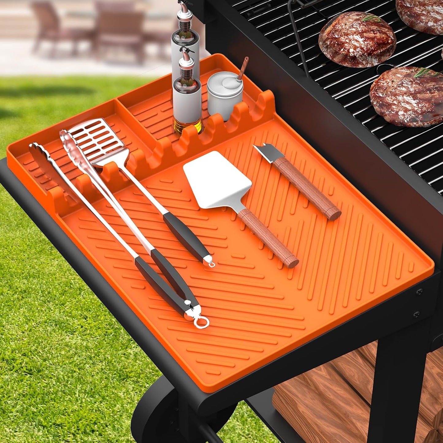 Estera silicona para parrilla Blackstone accesorio estante lateral
