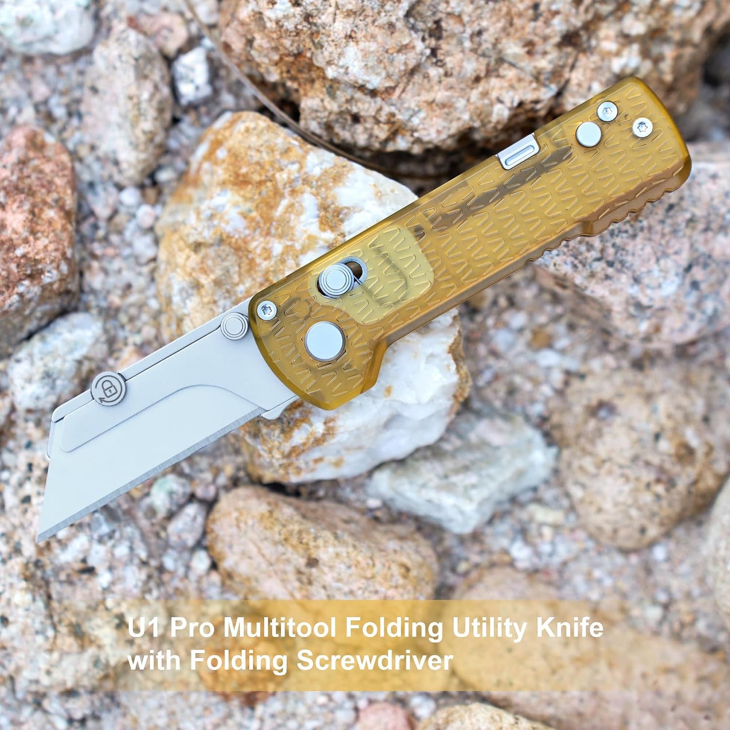 Cuchillo plegable multiherramienta con destornillador
