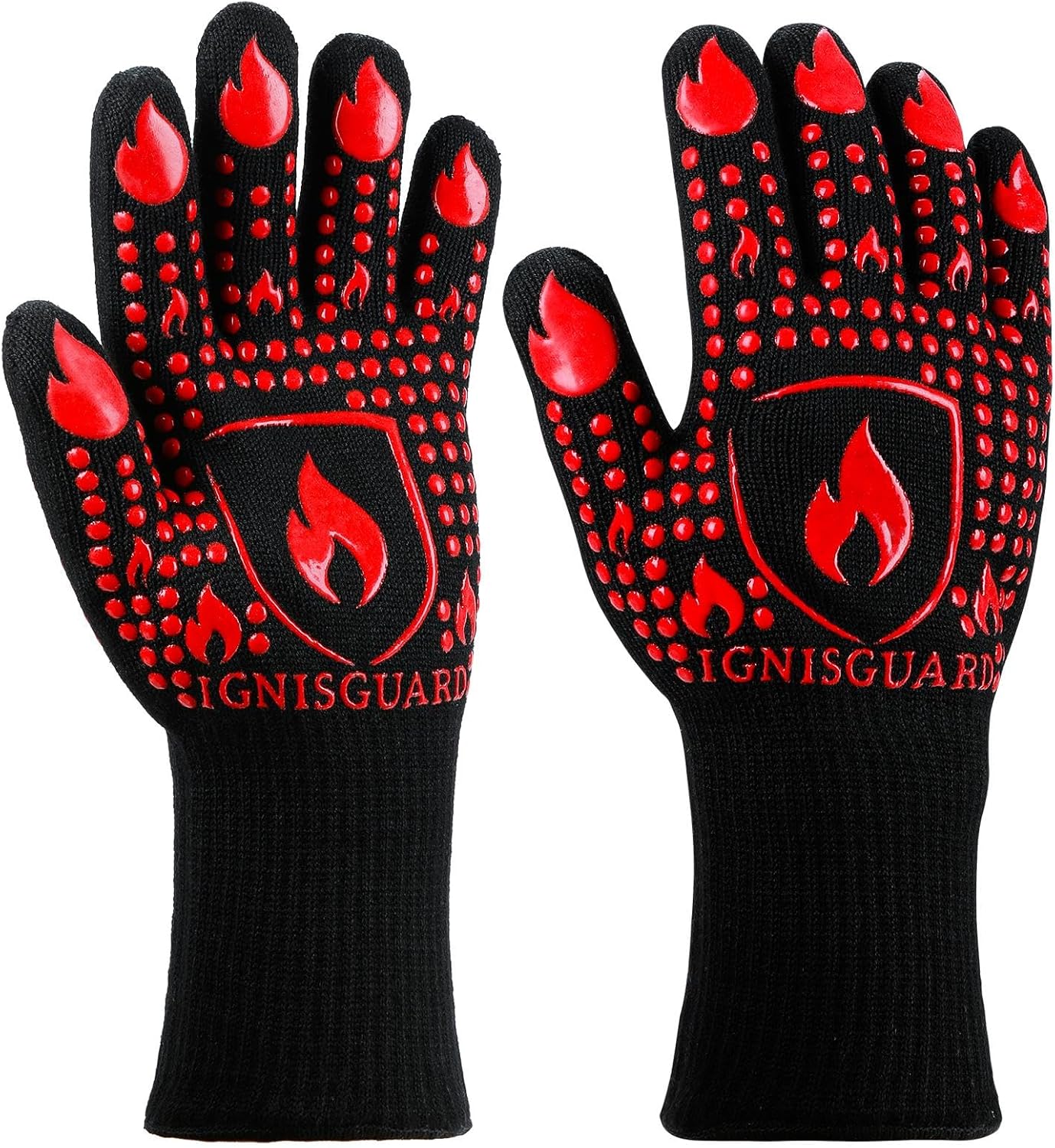 Guantes silicona para barbacoa y horno resistentes 1472°F