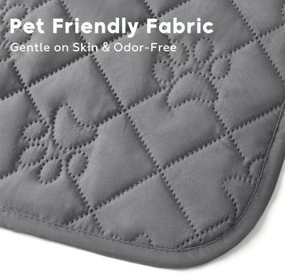 Funda sofá impermeable acolchada con estampado patas 30x70pulg gris