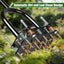 Aireador césped 16 picos metal mango T placa ancha