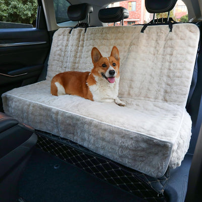 Funda asiento auto perro piel sintética impermeable