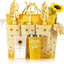 Juego herramientas jardín estampado girasol amarillo