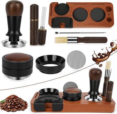 Kit 8 accesorios café expreso distribuidor pantalla disco embudo