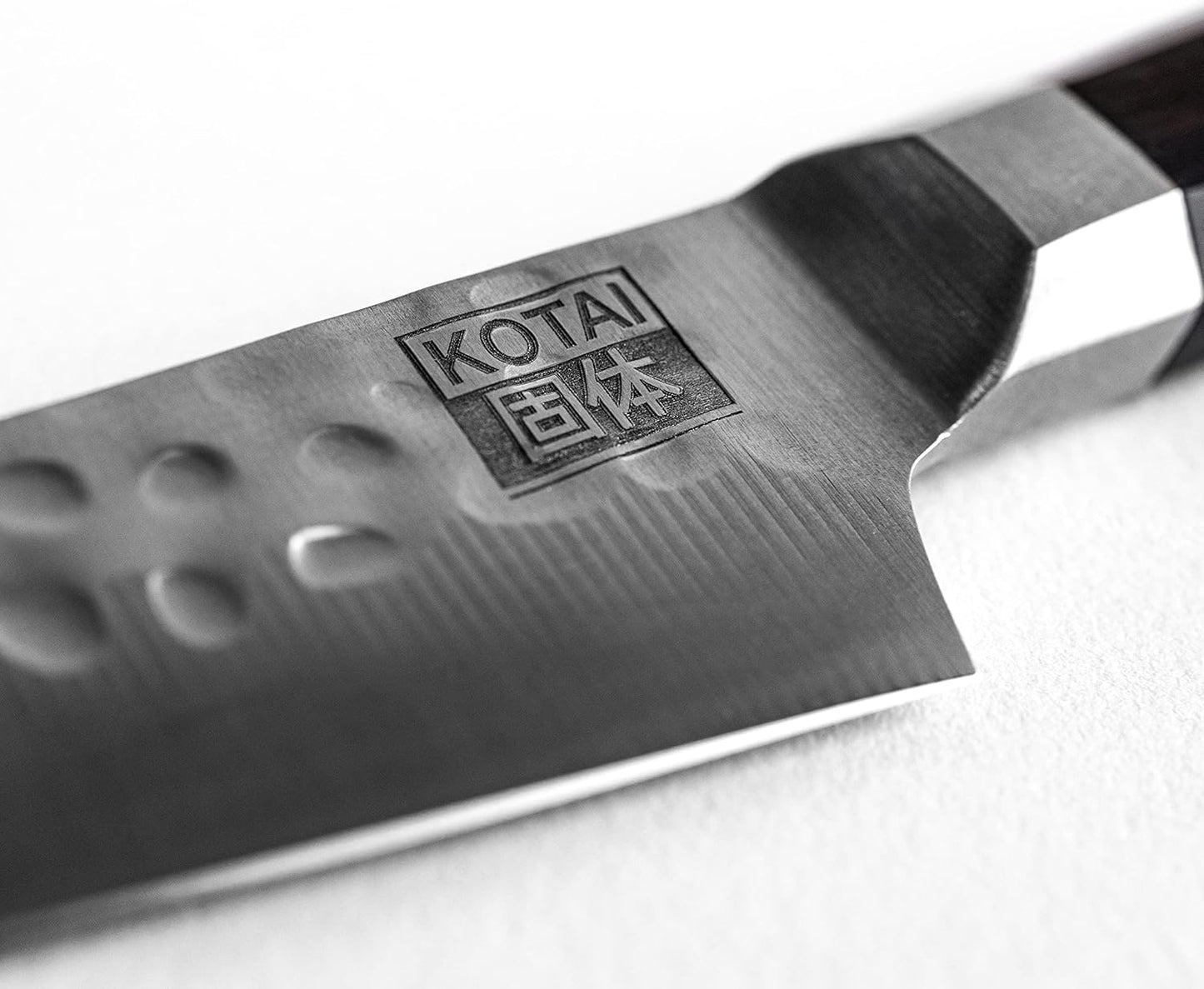 Cuchillo Pelar Bunka 3.5pulg Acero Inox 440C Tsuchime Mango Ébano