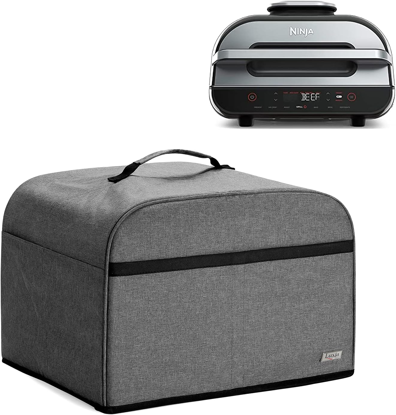 Cubierta antipolvo Ninja Foodi FG551 con bolsillos gris