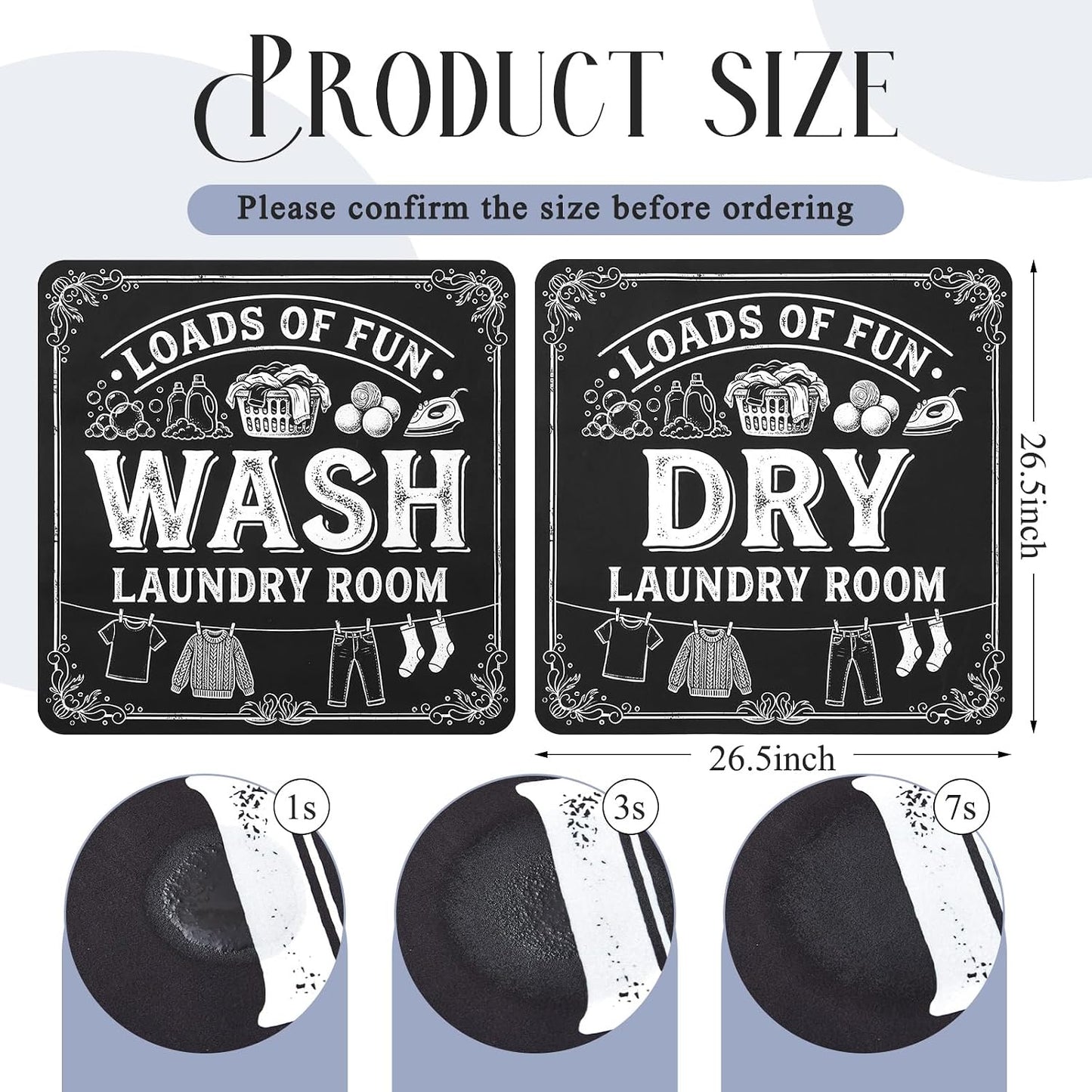 2 Fundas protectoras antideslizantes secado rápido 26x26pulg