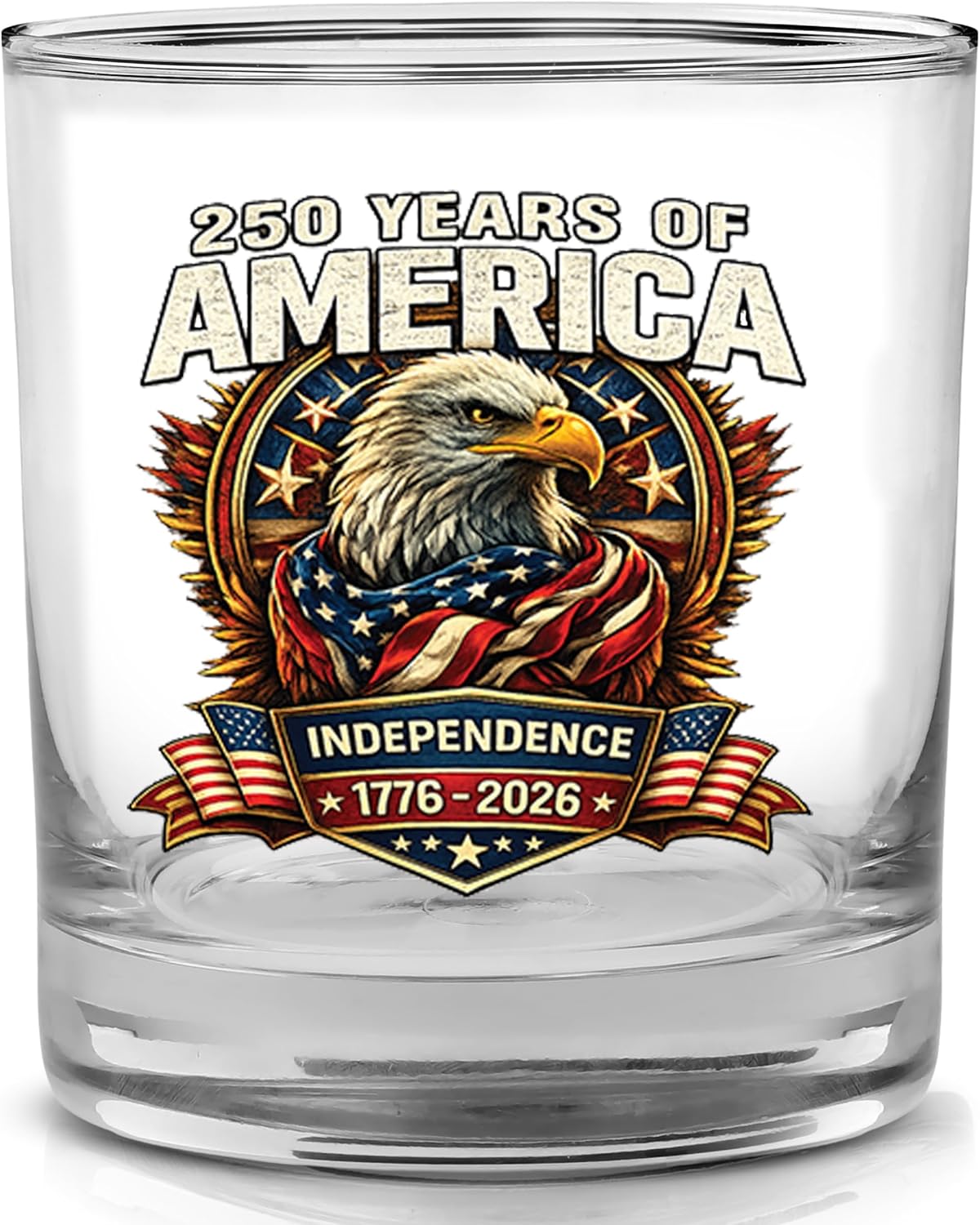 Vaso patriótico Rogue River 250 aniversario de EE.UU. 1776-2026