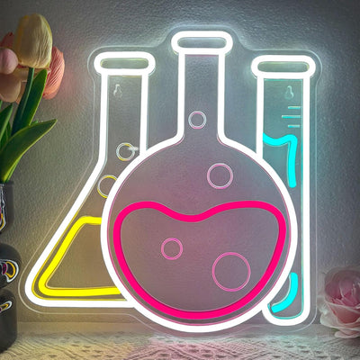 Letrero neón ciencia regulable con luz LED para laboratorio
