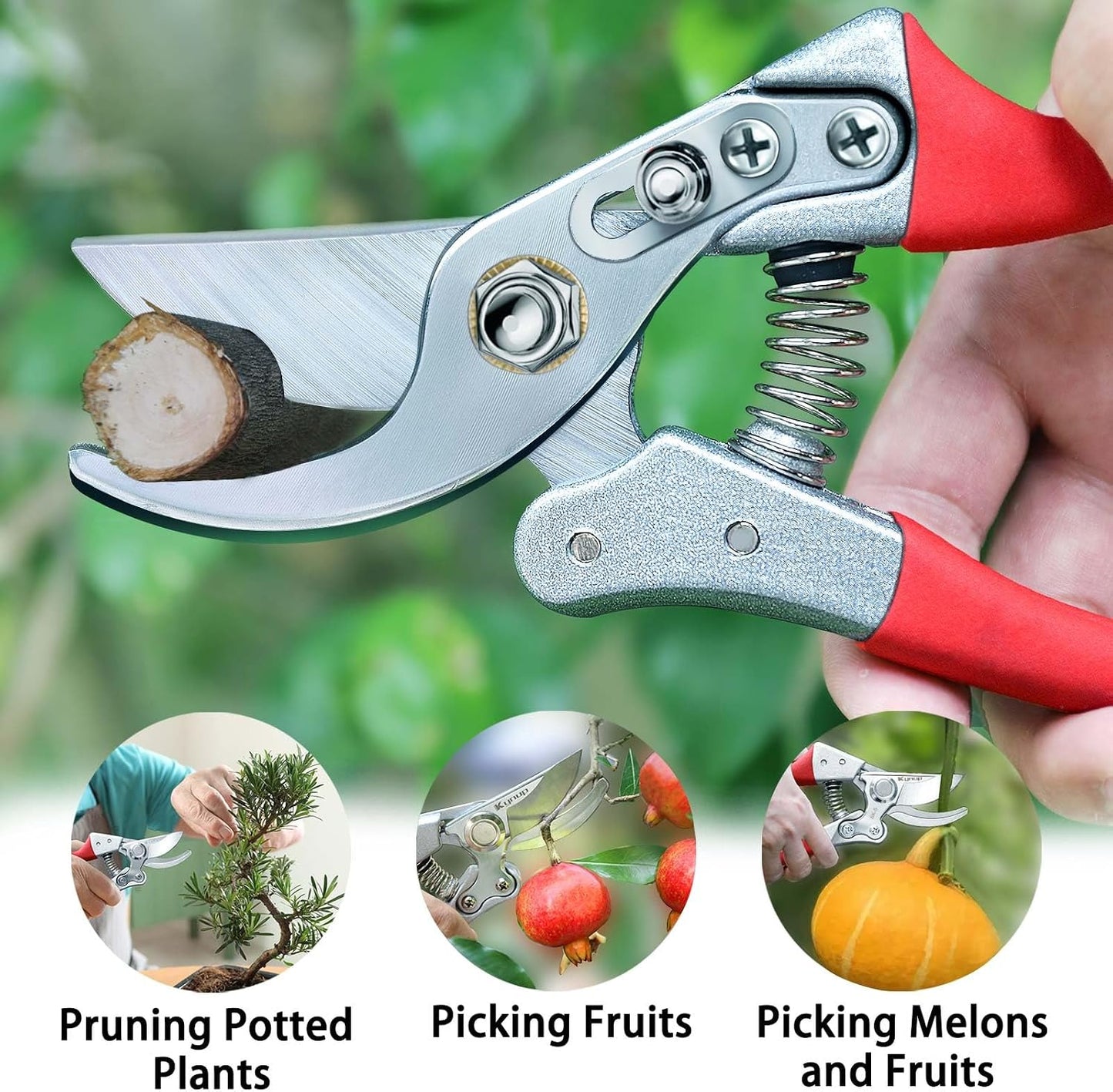 2 Tijeras de Podar Jardinería Resistentes