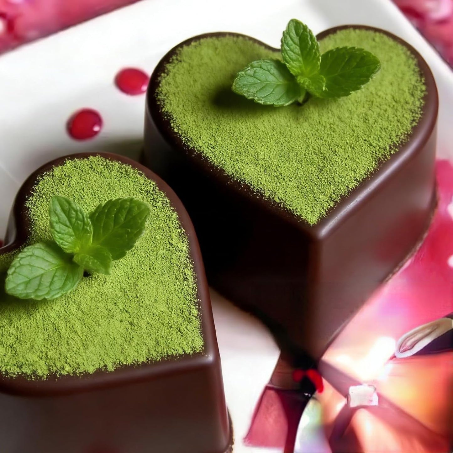 Moldes de silicona en forma de corazón antiadherentes para hornear chocolate dulces cubitos de hielo gomitas