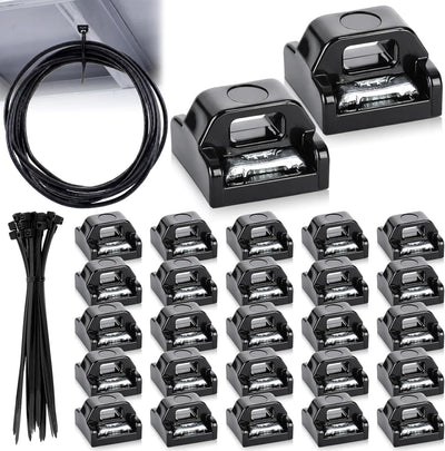25 Set Bridas Magnéticas Cables Soporte Multiuso