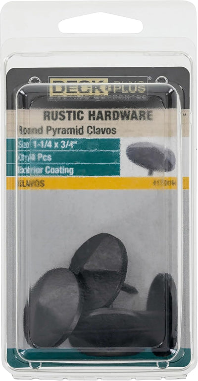 Clavos redondos pirámide 1-1/4x3/4 4 ud