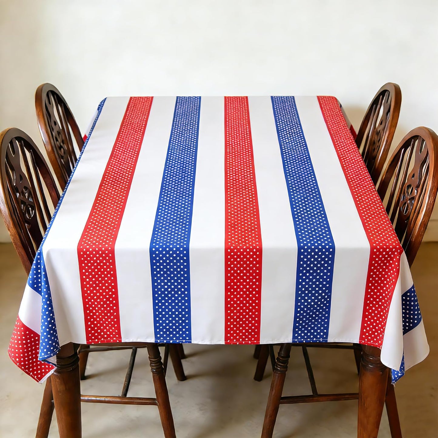 Mantel rectangular para mesa de comedor fiesta 78 x 55 pulgadas