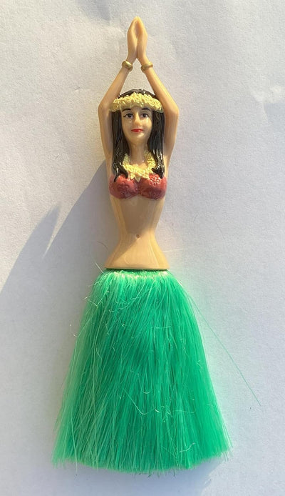 Plumero Hula Grande Retro Verde