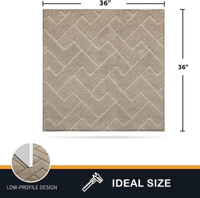 Tapete puerta 36x36pulg antideslizante absorbente para perro