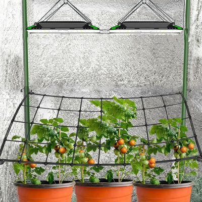 Red elástica para tienda 3x3pies con 4ganchos soporte plantas