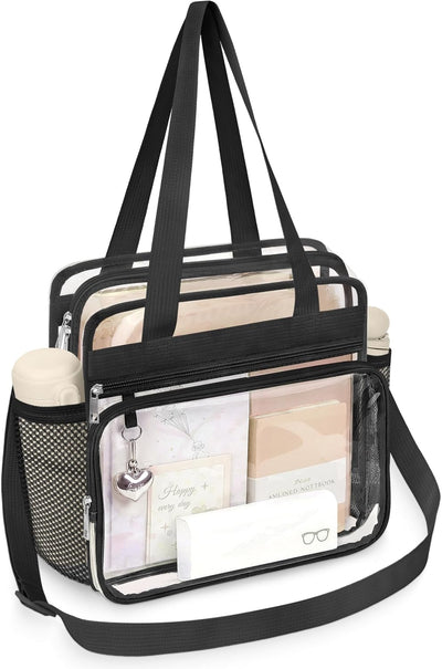 Bolsa transparente 12x12x6pulg para eventos trabajo deportes