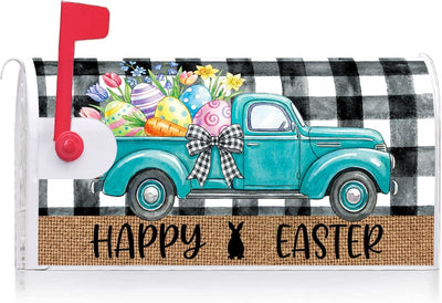 Funda Buzón Pascua Huevos Florales Magnética 21x18pulg