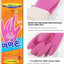 Guantes goma color dorado tallas S y L