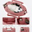 Bolsa viaje hinchada mujer rosa con bolsillo seguro