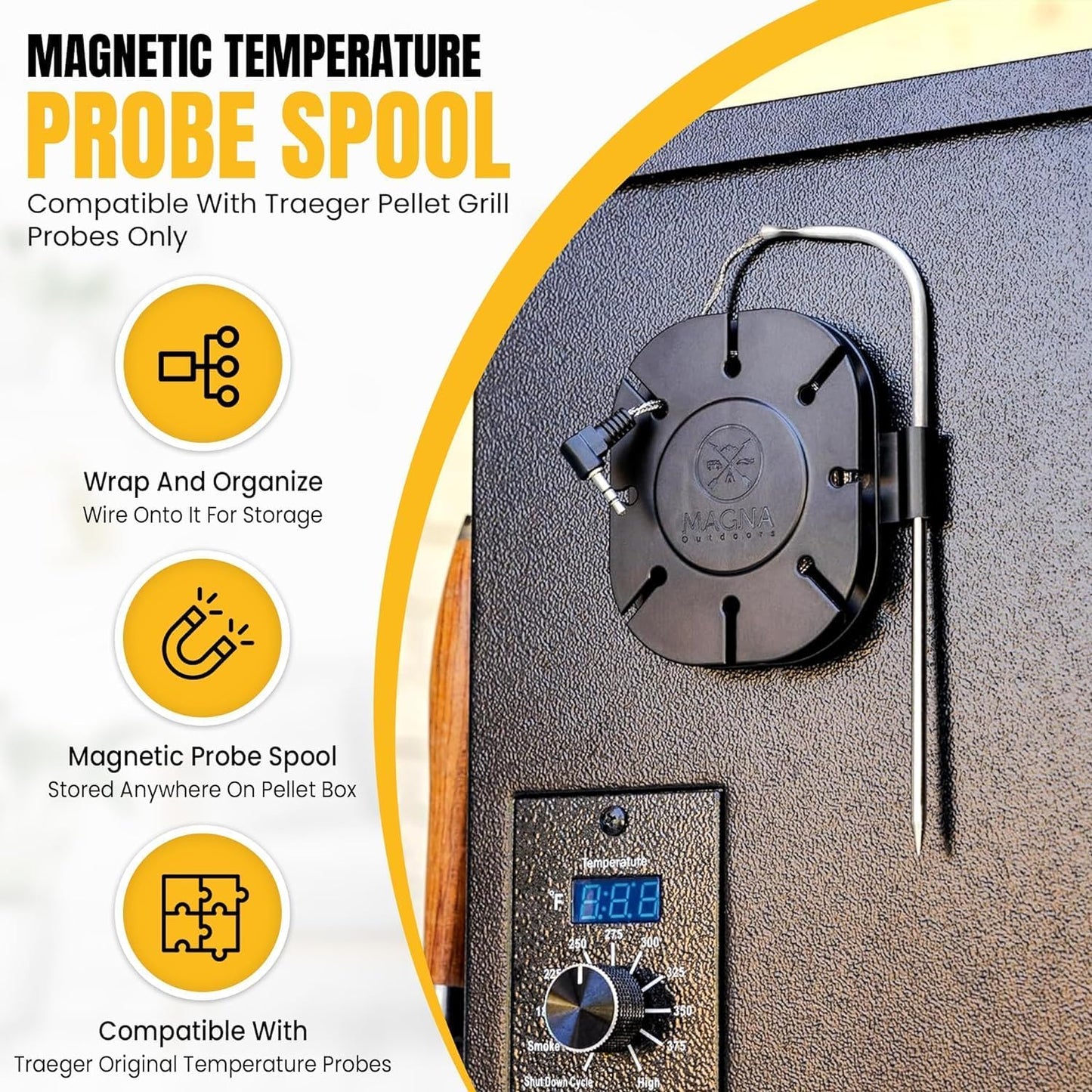 Organizador magnético carrete sonda Traeger