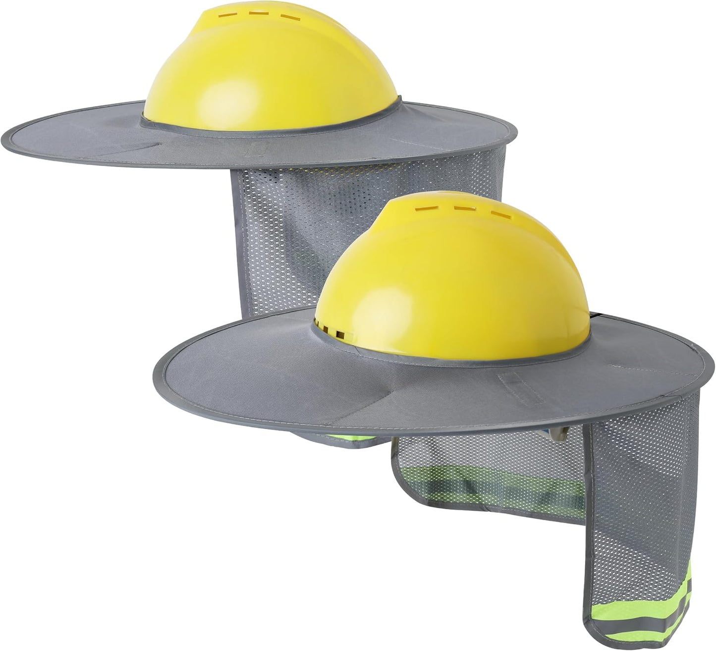 2 Protectores Sol Ala Completa Visera Malla Tira Reflectante