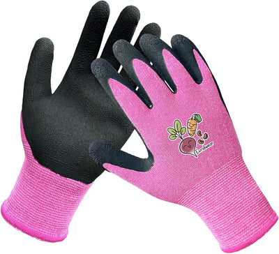 Guantes jardinería niños trabajo aire libre 3-12 años