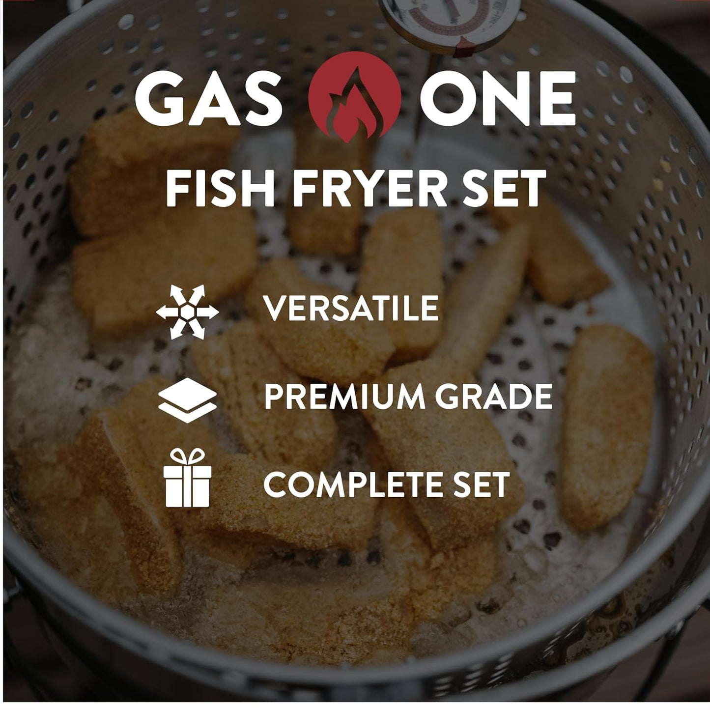 Freidora propano olla 10qt cesta aluminio para alitas y mariscos