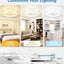 Ventilador techo bajo con luces LED 24pulg control remoto