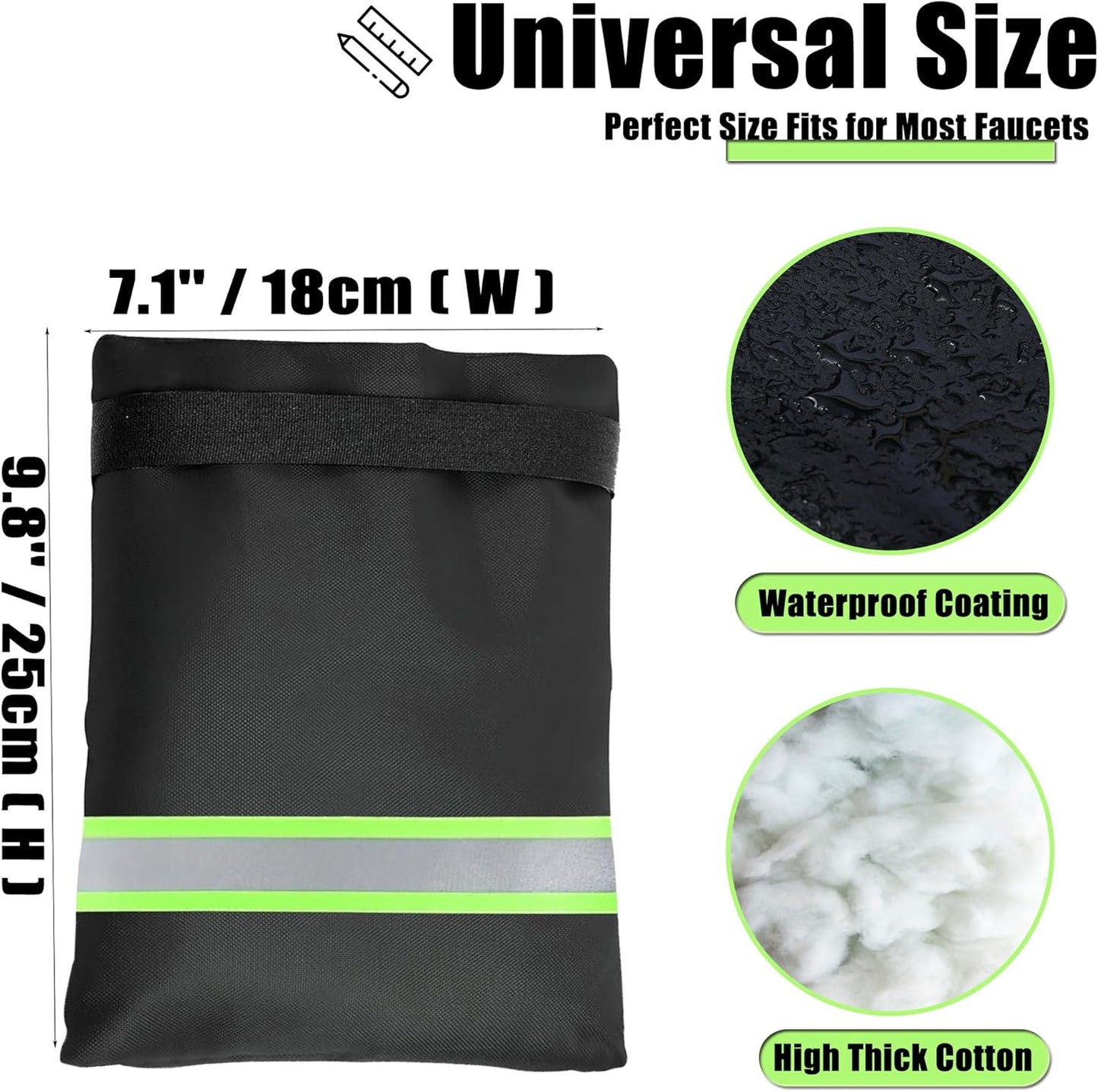 Cubierta grifo exterior invierno 7.1x9.8pulg impermeable