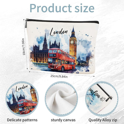 Bolsa cosméticos con cremallera regalo viaje mujer varios colores