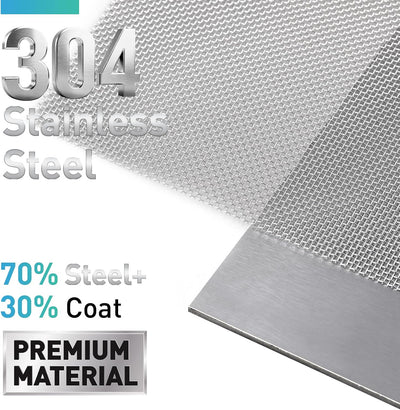 Rollo malla acero inox 304 para ventana 59pulg x10ft plateado