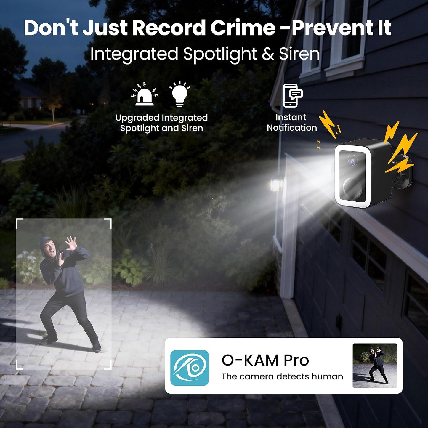 Cámaras seguridad 2K exterior detección AI batería
