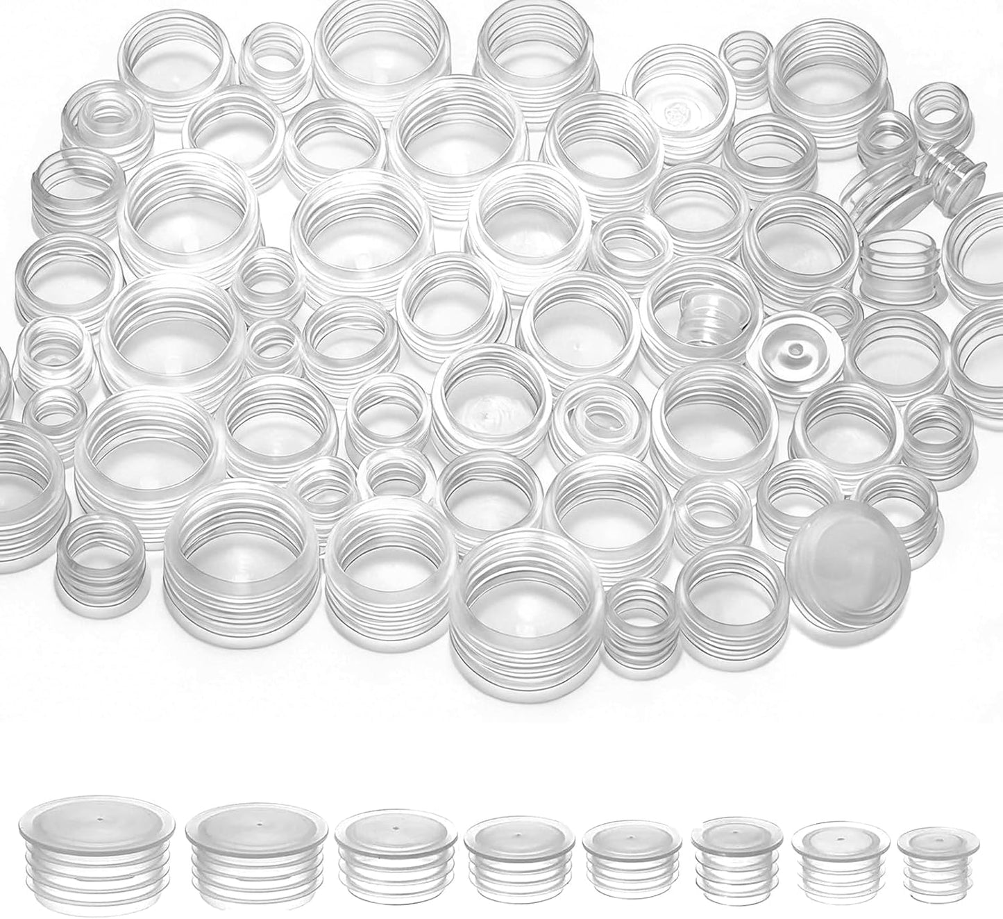 80 Tapones Reutilizables Sal y Pimienta