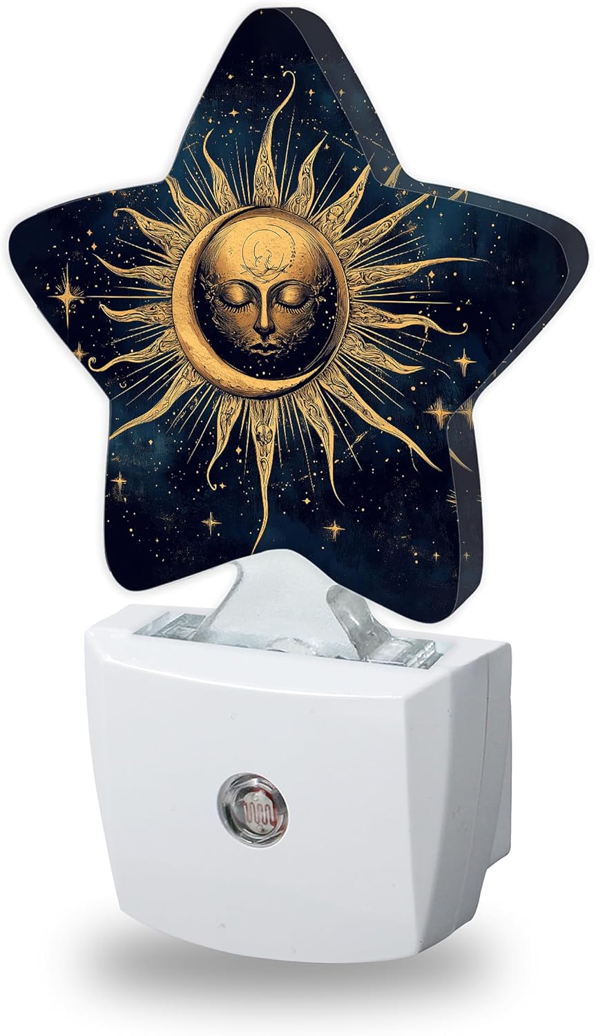 Luz Nocturna Astrología Sensor Automático Pared Dormitorio