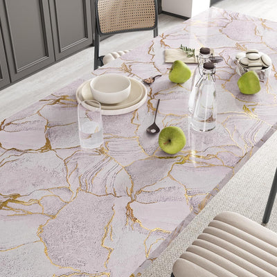 Papel adhesivo mármol rosa impermeable para encimeras y mesas