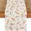 Camino mesa verano lazo helado 13x72pulg decoración fiesta