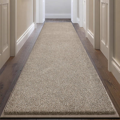 Alfombra pasillo lavable 32x96 pulg rectangular antideslizante
