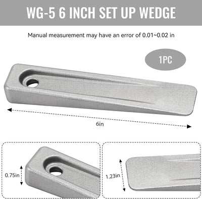 Cuñas acero 6 pulg configuran trabajo cepilladora fresadora