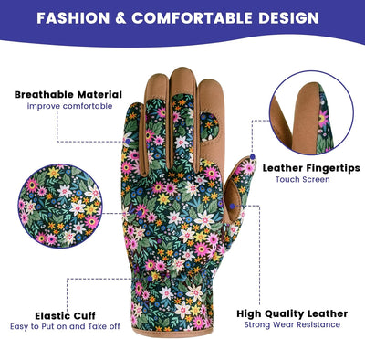 Guantes jardinería mujer agarre firme transpirables antiespinas