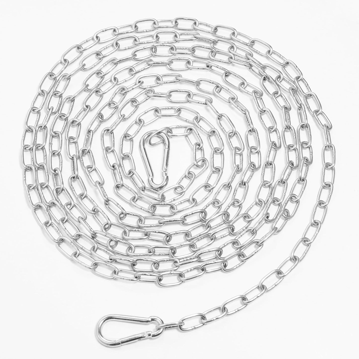 Cadena acero inox 10pulg eslabones desmontables resistente camping
