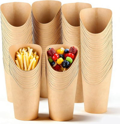 Taza de charcutería Tecbeauty para papas fritas 100 unidades